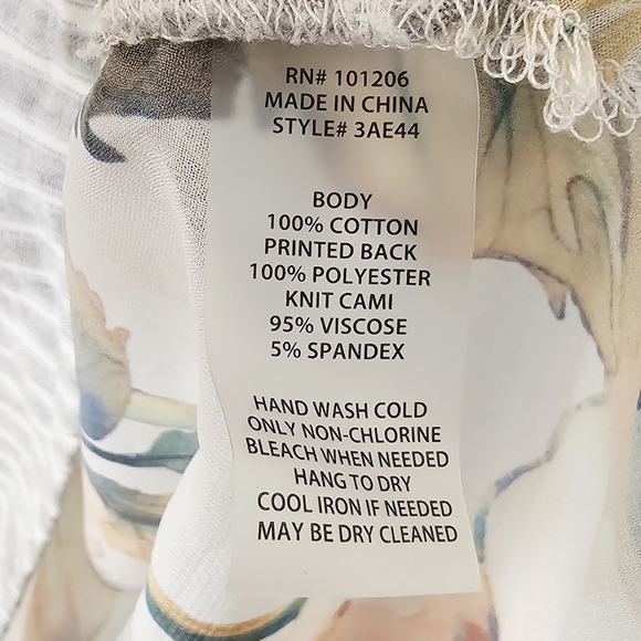 Soft Surroundings Bohemian Striped Floral Pullover Women Collared Shirt Size PXL - Picture 9 of 12